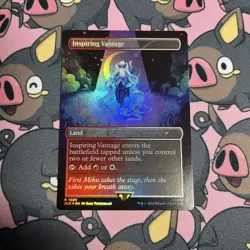 Inspiring Vantage Rainbow Foil Miku Secret Lair Magic The Gathering NM - Image 1