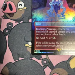 Inspiring Vantage Rainbow Foil Miku Secret Lair Magic The Gathering NM - Image 5
