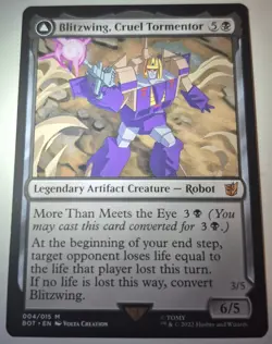 MTG Blitzwing Cruel Tormentor Universes Beyond Transformers Magic Gathering TCG - Image 1