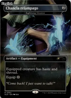 Chancla relampago - Lightning Greaves MTG Secret Lair Drop Series Rare NM Pck... - Image 2