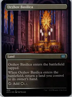 Double Masters 2022 #409 Orzhov Basilica (Borderless) FOIL - Image 1