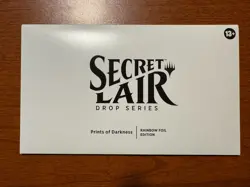 MTG Secret Lair Drop: Prints of Darkness - Rainbow Foil Edition - Sealed In Hand - Image 1