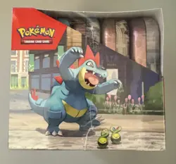 Pokemon TCG Lumiose City Mini Tin Display Case x10 Mini Tins Factory Sealed New - Image 5