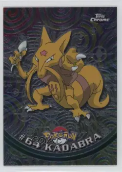Kadabra Topps Chrome Pokemon TV Animation Edition #64 2000 - Image 1
