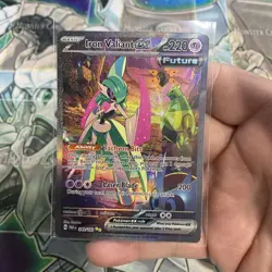 Pokemon TCG Iron Valiant EX Paradox Rift 249/182 Special Illustration Rare NM - Image 2