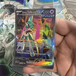 Pokemon TCG Iron Valiant EX Paradox Rift 249/182 Special Illustration Rare NM - Image 3