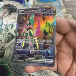 Pokemon TCG Iron Valiant EX Paradox Rift 249/182 Special Illustration Rare NM - Image 4