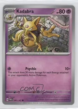 Kadabra Pokemon Scarlet & Violet: Twilight Masquerade TWM #081 - Image 1