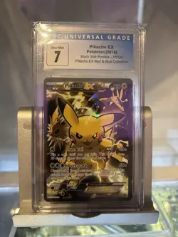 Pokemon TCG Pikachu EX XY124 Black Star Promo - Image 1