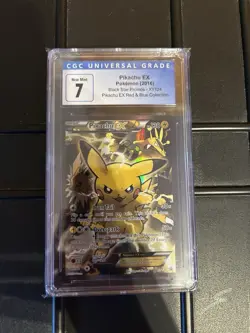 Pokemon TCG Pikachu EX XY124 Black Star Promo - Image 3