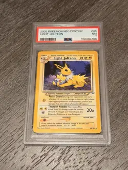 2002 Pokemon Neo Destiny Light Jolteon #48 PSA 7 - Image 1