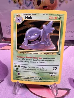 Muk 13/62 Holo Rare - Pokemon Fossil - Vintage WOTC MP - Image 4