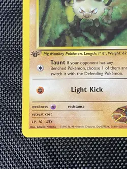 Brock's Mankey - 1st Edition - 67/132 Gym Heroes - Pokemon TCG - 2000 - Image 5