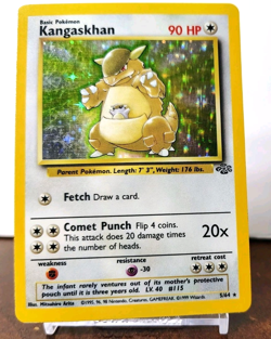 POKEMON KANGASKHAN 5/64 HOLO RARE JUNGLE MP-HP - Image 1