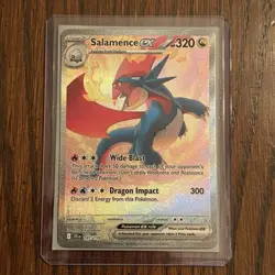 Salamence ex #187 Journey Together Pokemon 2025 Special Illustration Rare - Image 1