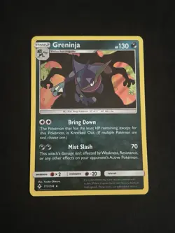 Greninja 117/214 Sm-Unbroken Bonds Holo Pokemon TCG - LP - Image 1