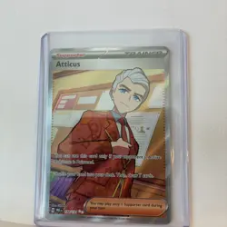 Pokemon TCG Atticus 134/131 Prismatic Evolutions Full Art Holo Rare Near Mint - Image 2
