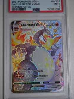 2021 Pokemon Charizard VMAX Shining Fates SV107/SV122 PSA 9 - Image 2