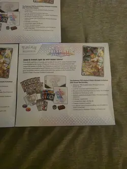 Prismatic Evolutions ETB Elite Trainer Box Pokemon TCG Sealed Lot Of 3 - Image 3