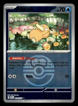 Psyduck (Love Ball) 039/217 Holo Common Ascended Heroes Pokemon Reverse Holo NM - Image 1