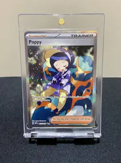 Pokemon TCG ~ Poppy 227/197 ~ Special Illustration Rare SIR ~ Obsidian Flames NM - Image 1