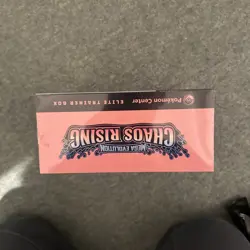 Chaos Rising Pokemon Center Elite Trainer Box Seal Rip CHECK DESCRIPTION - Image 5