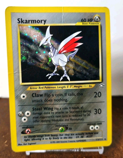POKEMON SKARMORY 13/111 HOLO RARE NEO GENESIS HP-DMG - Image 1
