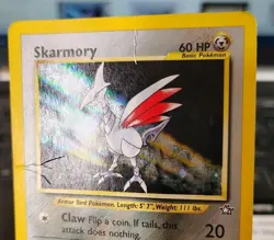 POKEMON SKARMORY 13/111 HOLO RARE NEO GENESIS HP-DMG - Image 5