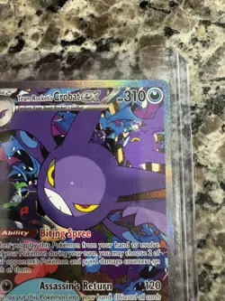TEAM ROCKETS CROBAT EX SPECIAL ILLUSTRATION RARE POKEMON TCG DESTINED RIVALS - Image 4