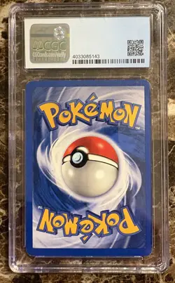 Pokemon Poliwrath 9/75 Neo Discovery Holo CGC 6.5 Sub Grades - Image 2