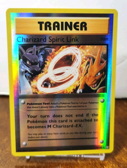 POKEMON CHARIZARD SPIRIT LINK 75/108 REVERSE HOLO XY EVOLUTIONS LP - Image 1