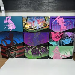 Lot of 9 Empty ETB - Pokemon - Elite Trainer Box Cardboard Storage Lot 1 - Image 1