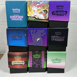 Lot of 9 Empty ETB - Pokemon - Elite Trainer Box Cardboard Storage Lot 1 - Image 2
