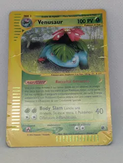 Venusaur 030/165 Expedition Base Set Holo Rare Pokemon TCG Nintendo e-reader ITA - Image 3