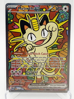 Meowth ex 121/088 SIR - Perfect Order SIR Pokemon English NM - Image 1