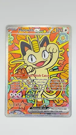 Meowth ex 121/088 SIR - Perfect Order SIR Pokemon English NM - Image 3
