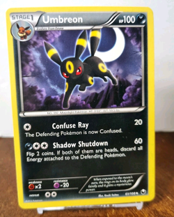 POKEMON UMBREON 61/108 UNCOMMON DARK EXPLORERS LP - Image 1