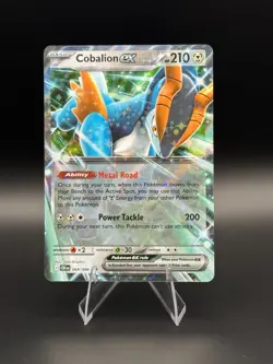 Pokemon Cobalion EX 064/086 ME04: Chaos Rising NM Double Rare - Image 1
