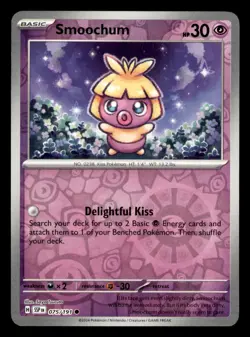 Smoochum 075/191 Common Surging Sparks Pokemon Reverse Holo Near Mint - Image 1