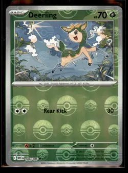 Deerling (Poke Ball Pattern) 006/086 Common White Flare Pokemon Near Mint - Image 1