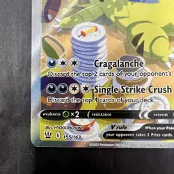 Pokemon Tyranitar V 155/163 Tyranitar V Alt Art 155/163 Battle Styles NM Pokemon - Image 5