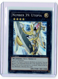 Yu-Gi-Oh 1x Number 39: Utopia - Super-rare - 1st Edition - YS13-EN041 - MP - Image 1