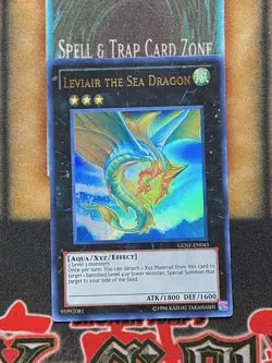 Yugioh Leviair The Sea Dragon GENF-EN043 Ultra Rare MP - Image 1