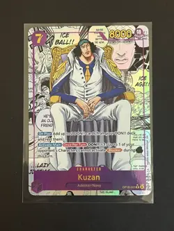 Bandai One Piece TCG Kuzan OP16-063 Manga Character Rare ENGLISH - Image 1