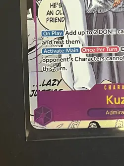 Bandai One Piece TCG Kuzan OP16-063 Manga Character Rare ENGLISH - Image 5