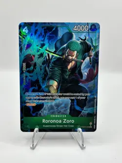 One Piece CCG Roronoa Zoro PRB02-006 Alt Art - ENGLISH - PACK FRESH NM+ - Image 1
