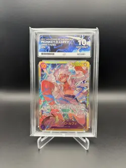One Piece Monkey D Luffy OP05-119 SEC GEM MINT 10 Japanese - Image 1