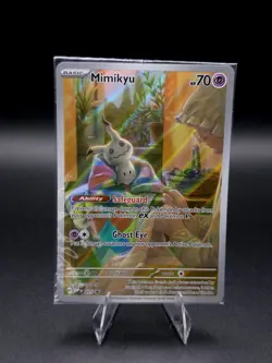 Mimikyu Paldean Fates ETB Black Star Promo Pokemon SVP075 English - SEALED - Image 1