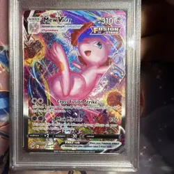 2021 POKEMON SWORD & SHIELD FUSION STRIKE SECRET #269 FULL ART/MEW VMAX PSA 10 - Image 3