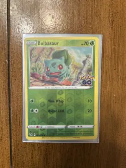 Pokemon TCG SWSH Pokemon Go! - Bulbasaur Reverse HOLO 001/078 - Image 1
